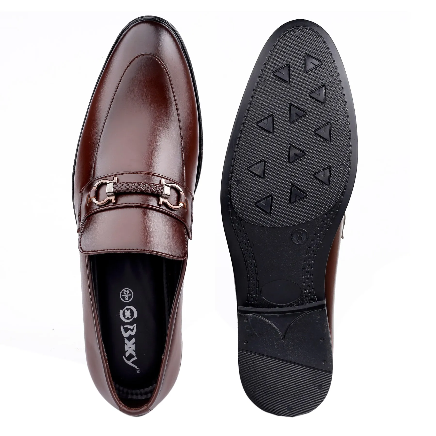 Loafers Mens Leather Bxxy's Men's Fashionable Partywear Formal Moccasins