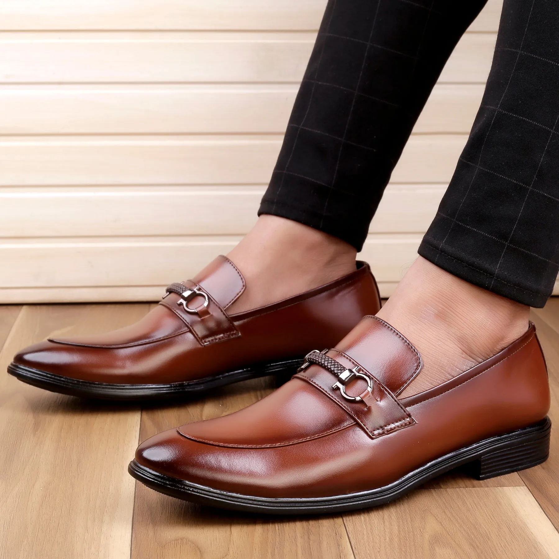 Horsebit Lug Sole Loafers Bxxy's Party Wear Premium Range Moccasins for Men