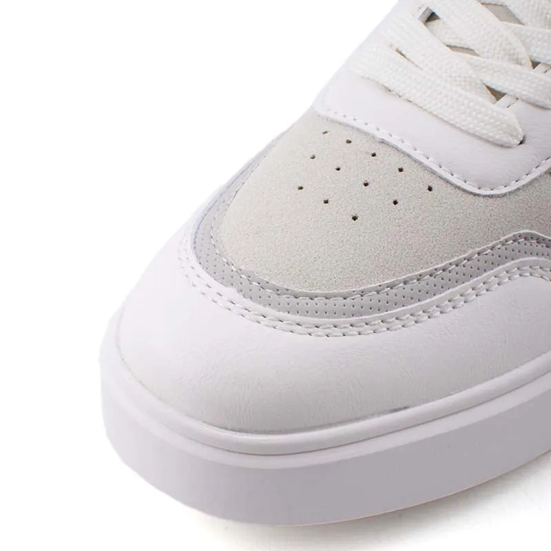 C by camel active Microfiber Classic Sneakers Men White ADLEY 822360-MI1CSV-0 Sneakers And Socks