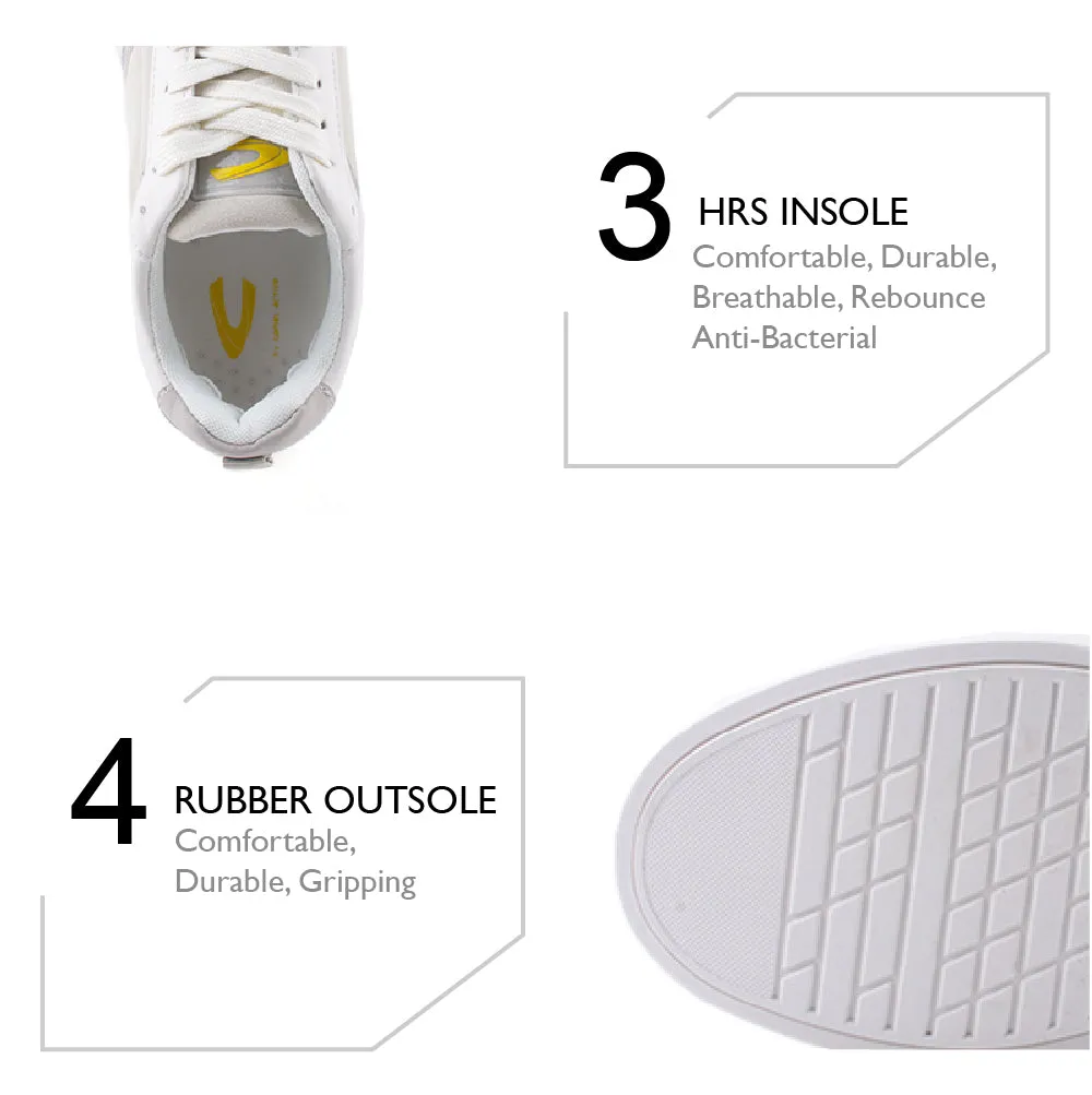 Best Business Casual Sneakers C by camel active Microfiber Classic Sneakers Men White ADLEY 822360-MI1CSV-0