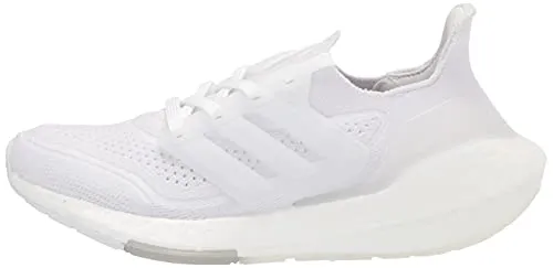 adidas Women's Ultra boost 21 Running Shoes, White/White/Grey, 7.5 Adidas Campus Athletic Shoe