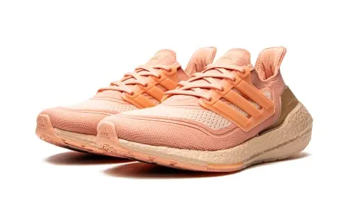 adidas Women's Ultra boost 21 Running Shoes, White/White/Grey, 7.5 Soccer Shoes Adidas Copa