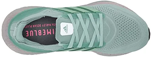 Spider Man 2 Adidas Shoes adidas Women's Ultra boost 21 Running Shoes, White/White/Grey, 7.5