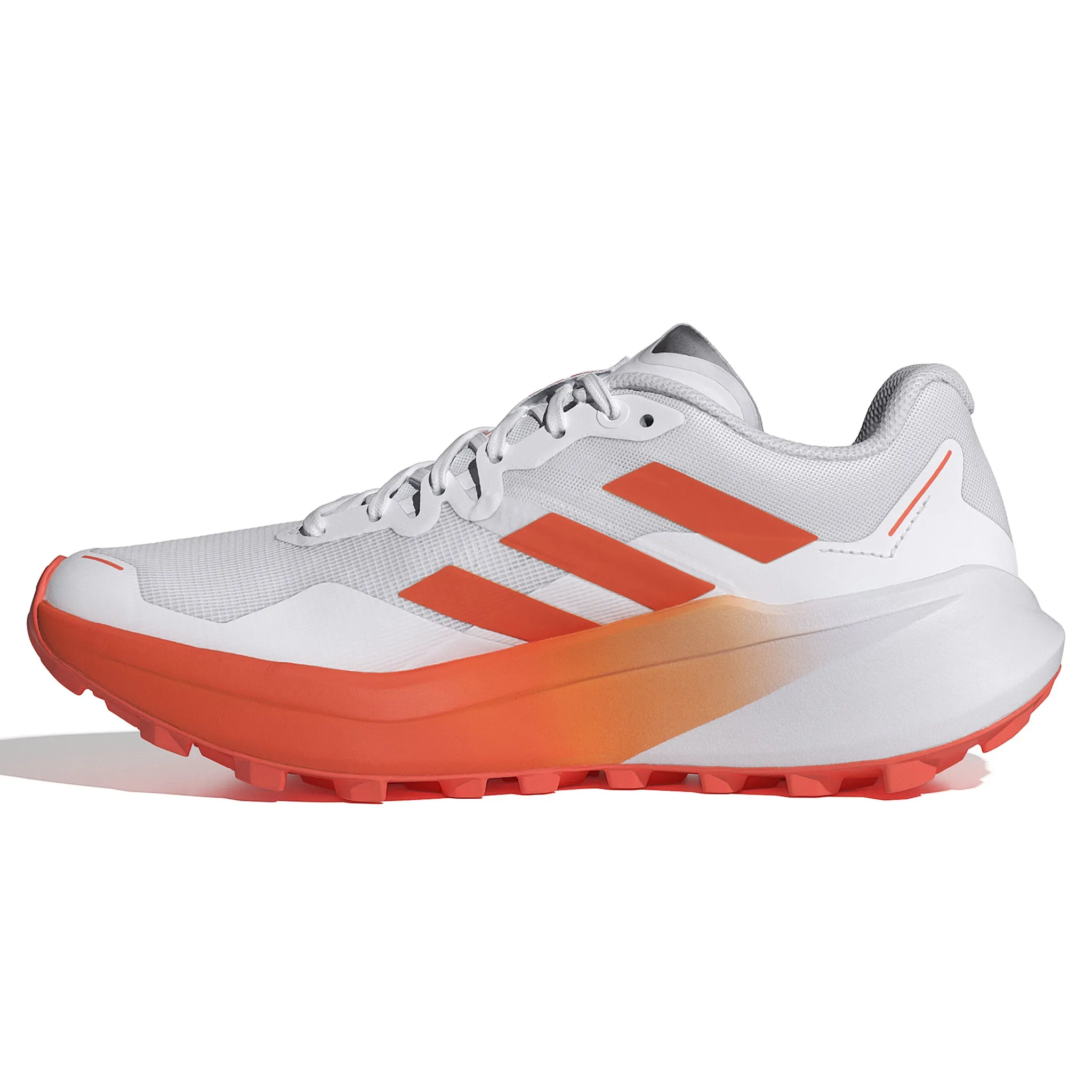 Adidas Terrex Agravic 3 Women's Cloud White Semi Impact Orange Dash Grey Adidas No Lace Shoes
