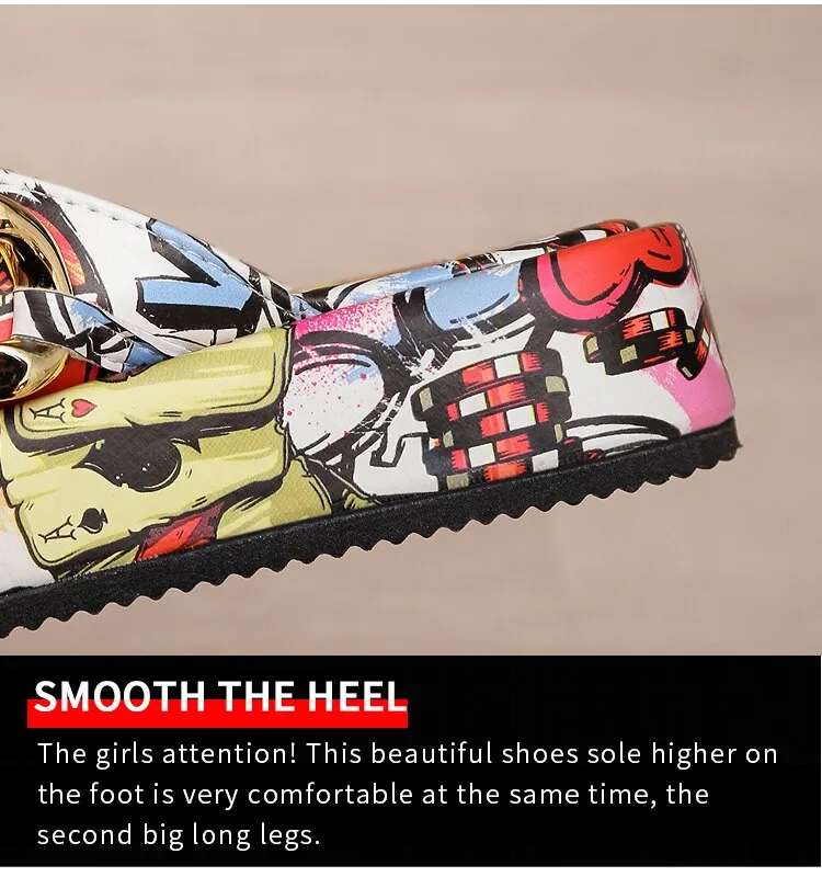 Cartoon/Solid Chain Flip-Flops Sandal Slippers Flat Platform Casual Slides 7 Different Colors Sizes Up To EUROPEAN 43 Slippers With Embroidery