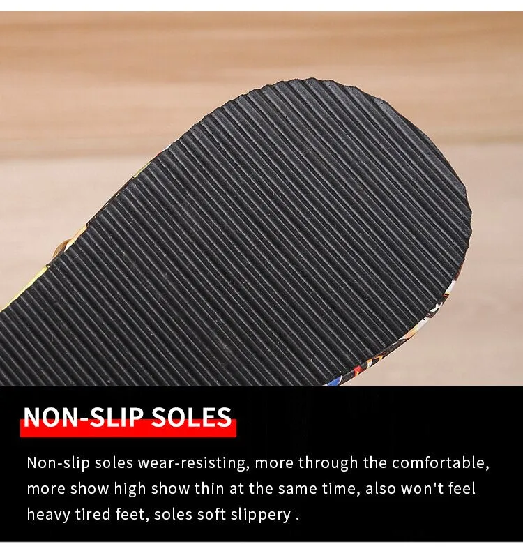 Cartoon/Solid Chain Flip-Flops Sandal Slippers Flat Platform Casual Slides 7 Different Colors Sizes Up To EUROPEAN 43 Snoop Dogg Slides