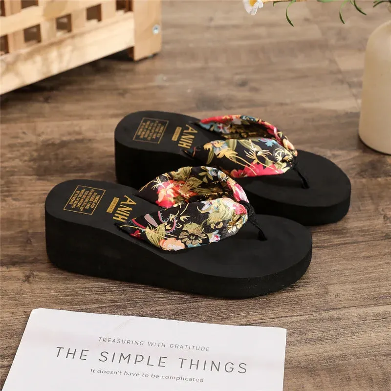 Flip Flops Real Vs Fake Claquettes Sandales femme t 2024 / Fashion Women Flip Flops Summer Beach Platform Slippers Casual Outside Wedges Sandals Summer Women Shoes