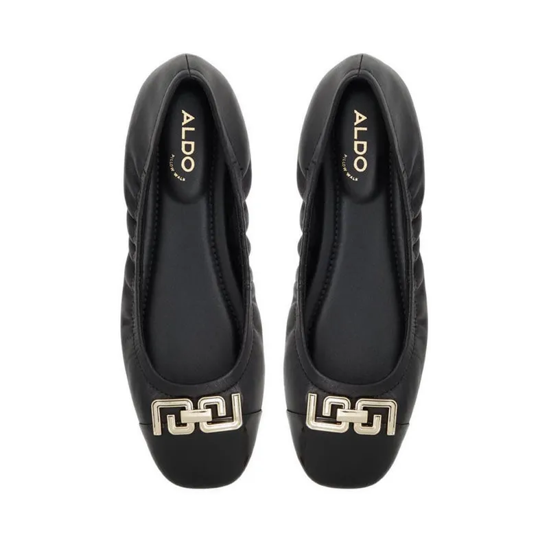 Slippers Leather Slip On Dwendadan Ballerinas & Mary Janes - Black