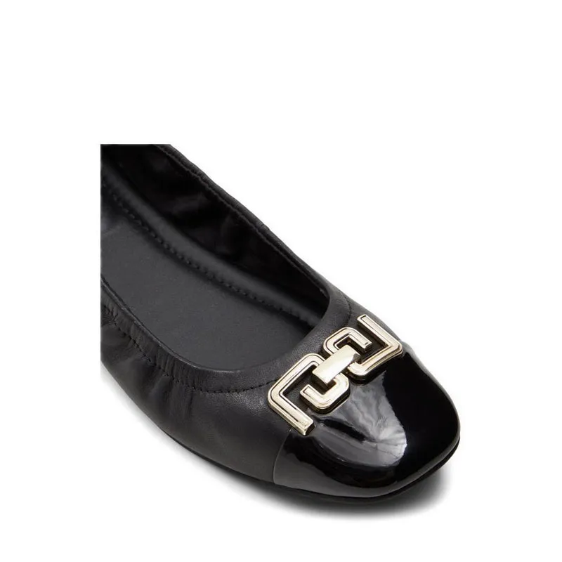 Classic Slip-on Stackform Shoe Dwendadan Ballerinas & Mary Janes - Black