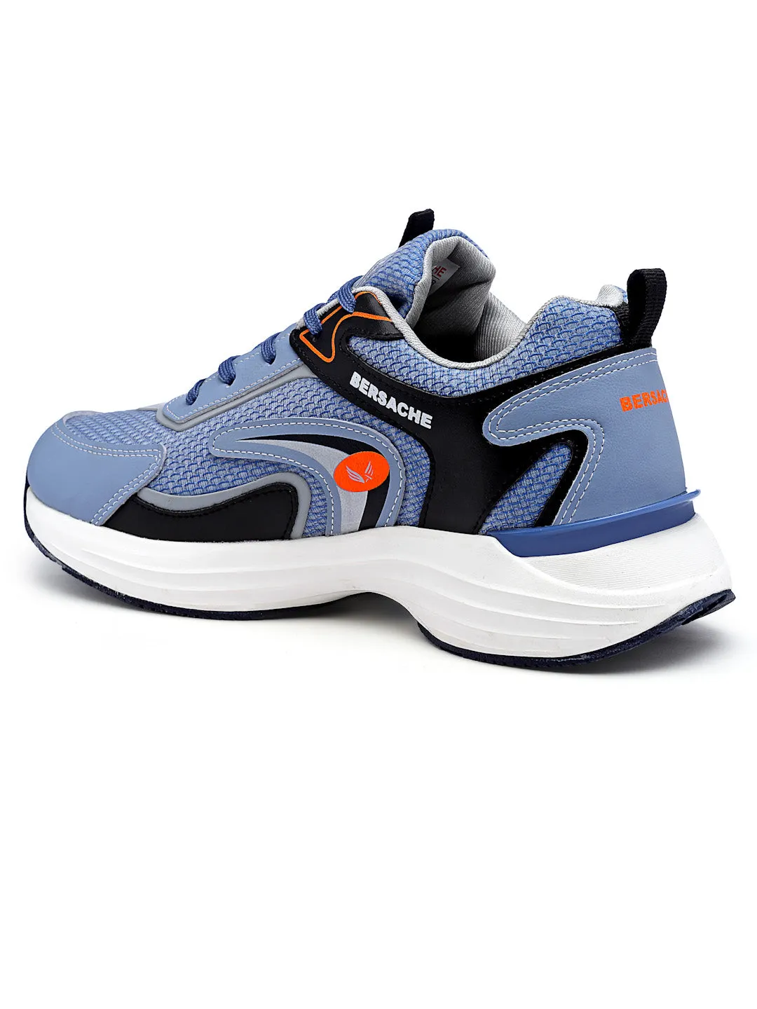 Bersache Premium Sports ,Gym, Trending Stylish Running Shoes For Men (9183)-Blue Eurythmy Slippers