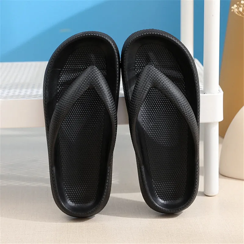 Nike Flip Flops Clip Toe Shoes Eva Non-Slip Slippers Soft Sole Flip Flops Women Thick Bottom Bathroom Slides Summer
