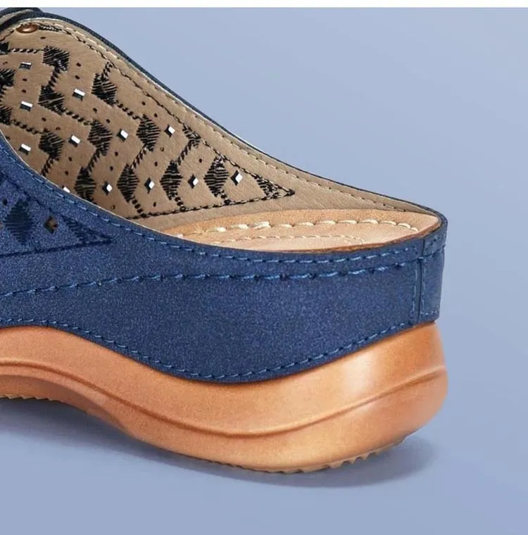 Xero Flip Flops Yeknu Women Sandals 5 Colors Summer Shoes Woman Wedge Heels Sandals Plus Size Flip Flops Drop Shipping Wedges Shoes Sandalias Mujer