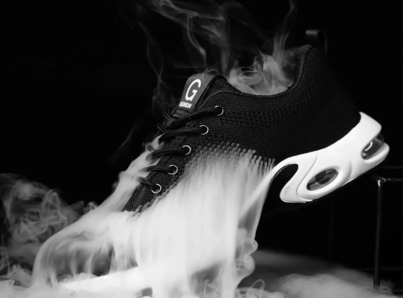 FitVille Men's Lightweight Air Cushioned Steel Toe Safety Shoes Best Rated Steel Toe Work Boots