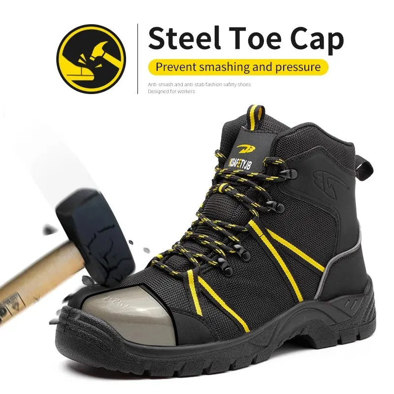Comfy Boots For Work construction work boots, steel toe non-slip safety shoes