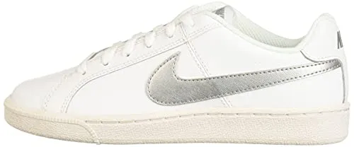 Nike Women's WMNS Court Royale White/Metallic Silver Tennis Shoes-3 UK (36 EU) (5.5 US) (749867-100) Asics Stability Trail Shoes