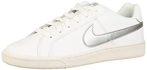Nike Women's WMNS Court Royale White/Metallic Silver Tennis Shoes-3 UK (36 EU) (5.5 US) (749867-100) Asics Magic Speed Shoes