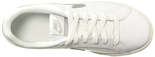 Asics Outlet Tennis Shoes Nike Women's WMNS Court Royale White/Metallic Silver Tennis Shoes-3 UK (36 EU) (5.5 US) (749867-100)