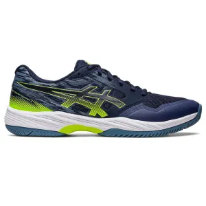 Asics Onitsuka Tiger Wrestling Shoes ASICS Men's Gel-Court Hunter 3 Badminton Shoe (Midnight/Hazard Green)