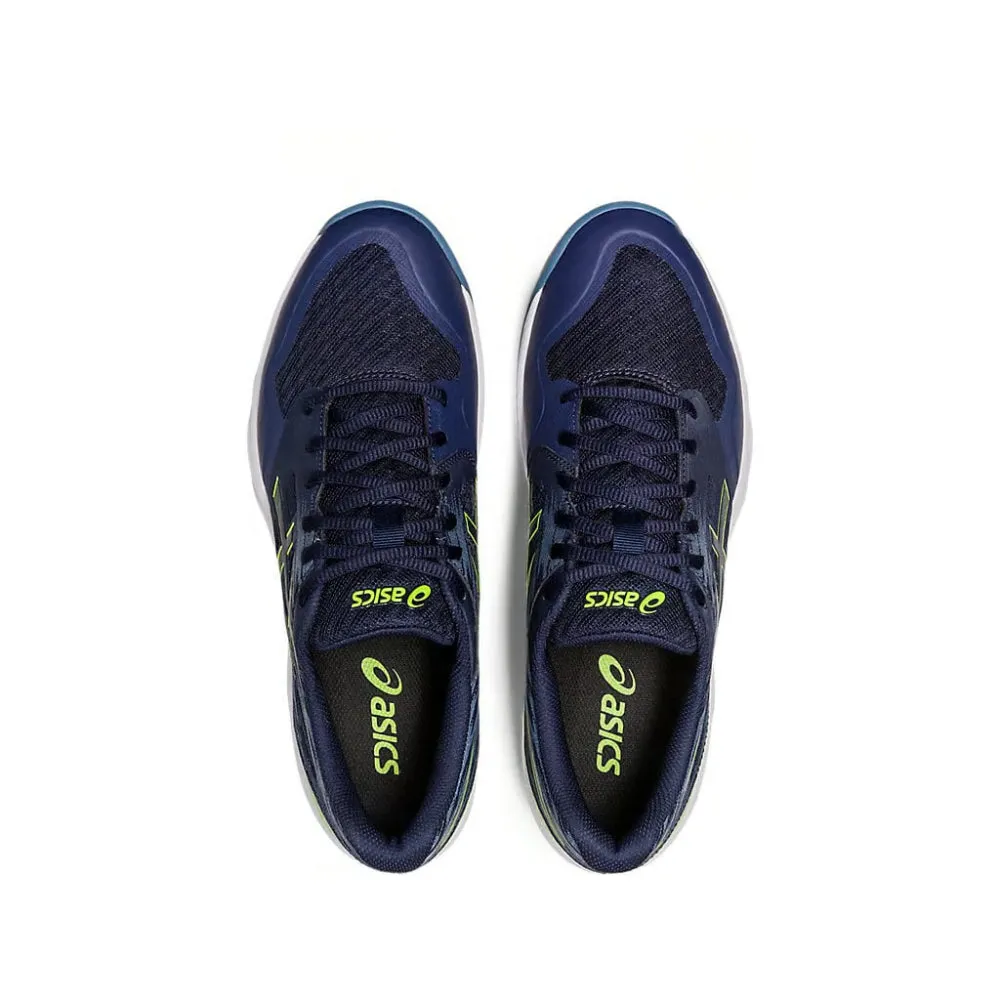 ASICS Men's Gel-Court Hunter 3 Badminton Shoe (Midnight/Hazard Green) Asic Tennis Shoes