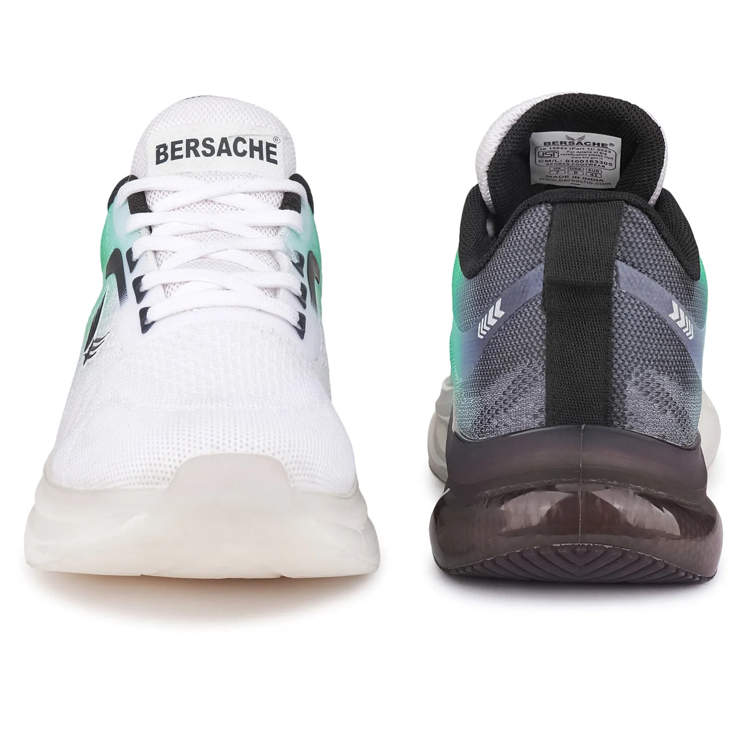 Bersache Premium Sports ,Gym, Trending Stylish Running Shoes For Men  (9189-Green) Raffia Slide Sandals