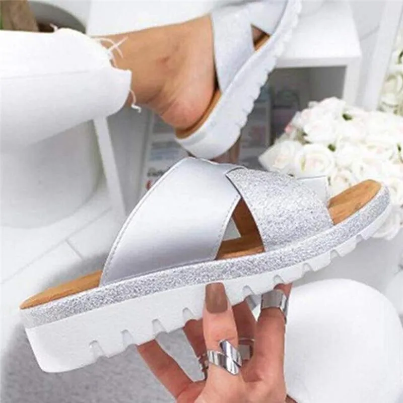 Dolce Gabbana Sandals Women Outdoor Clip Toe Sandals Mid-heel Wedge Sandals