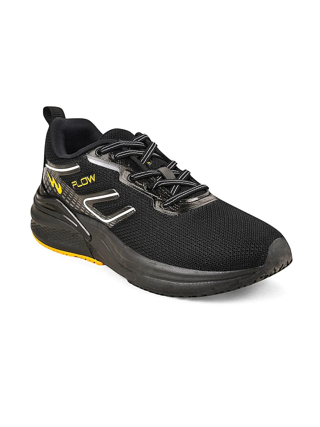 Top Rated Running Shoes For Runners FLOW PRO Black Men's Running Shoes