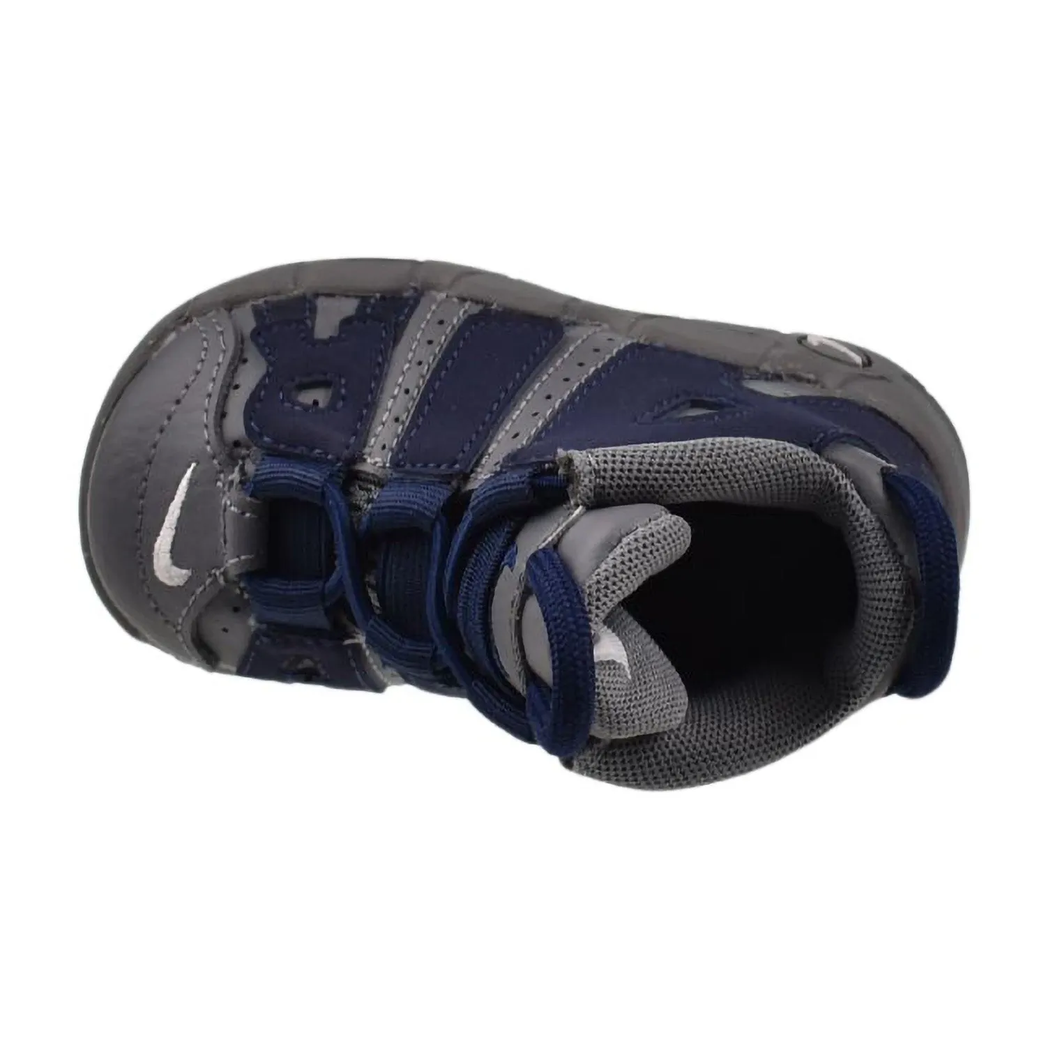 Nike Air More Uptempo (TD) Toddler Shoes Cool Grey-Midnight Navy Asics Shoes For Hyrox