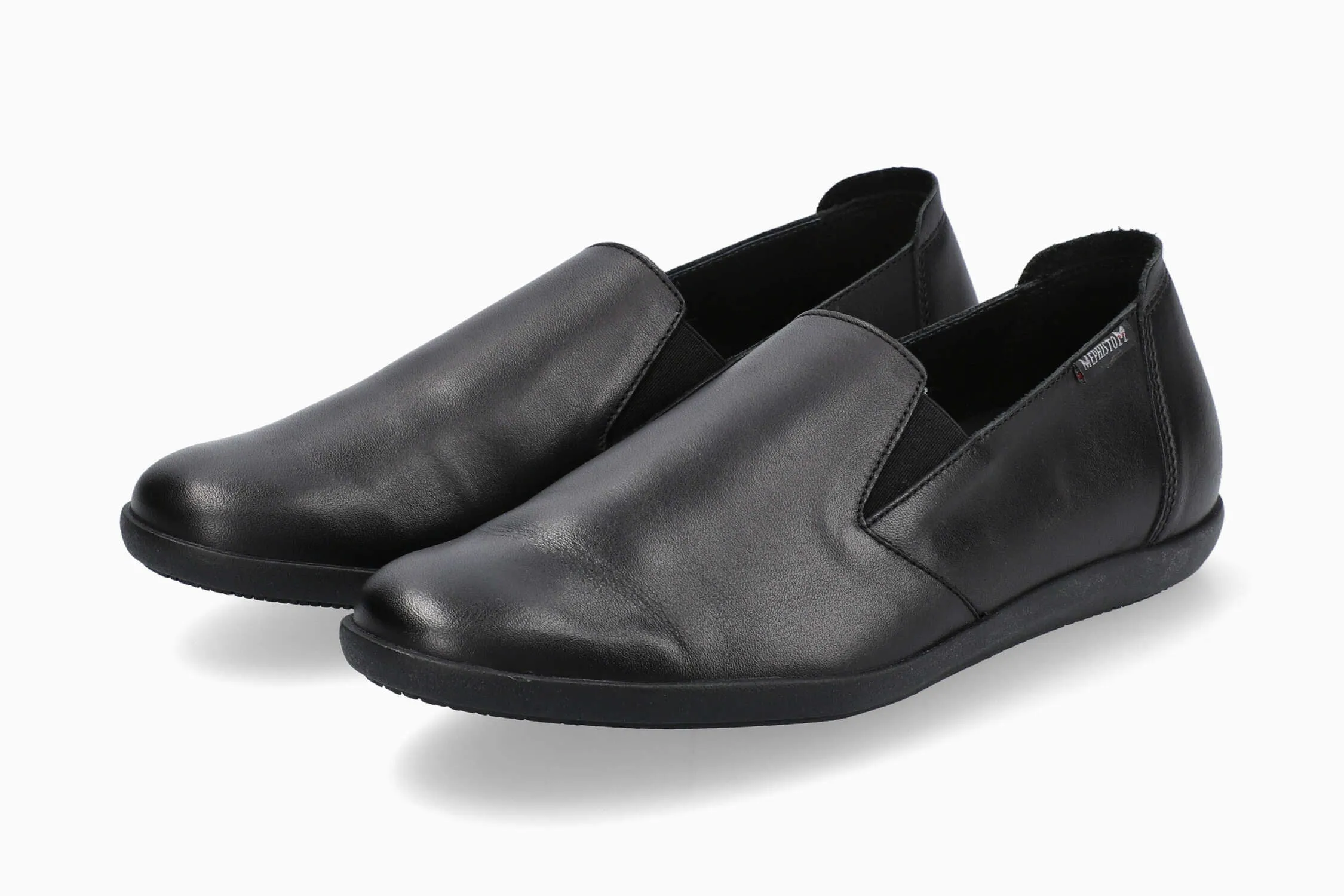 Suede Slip On Sandals Korie - Black