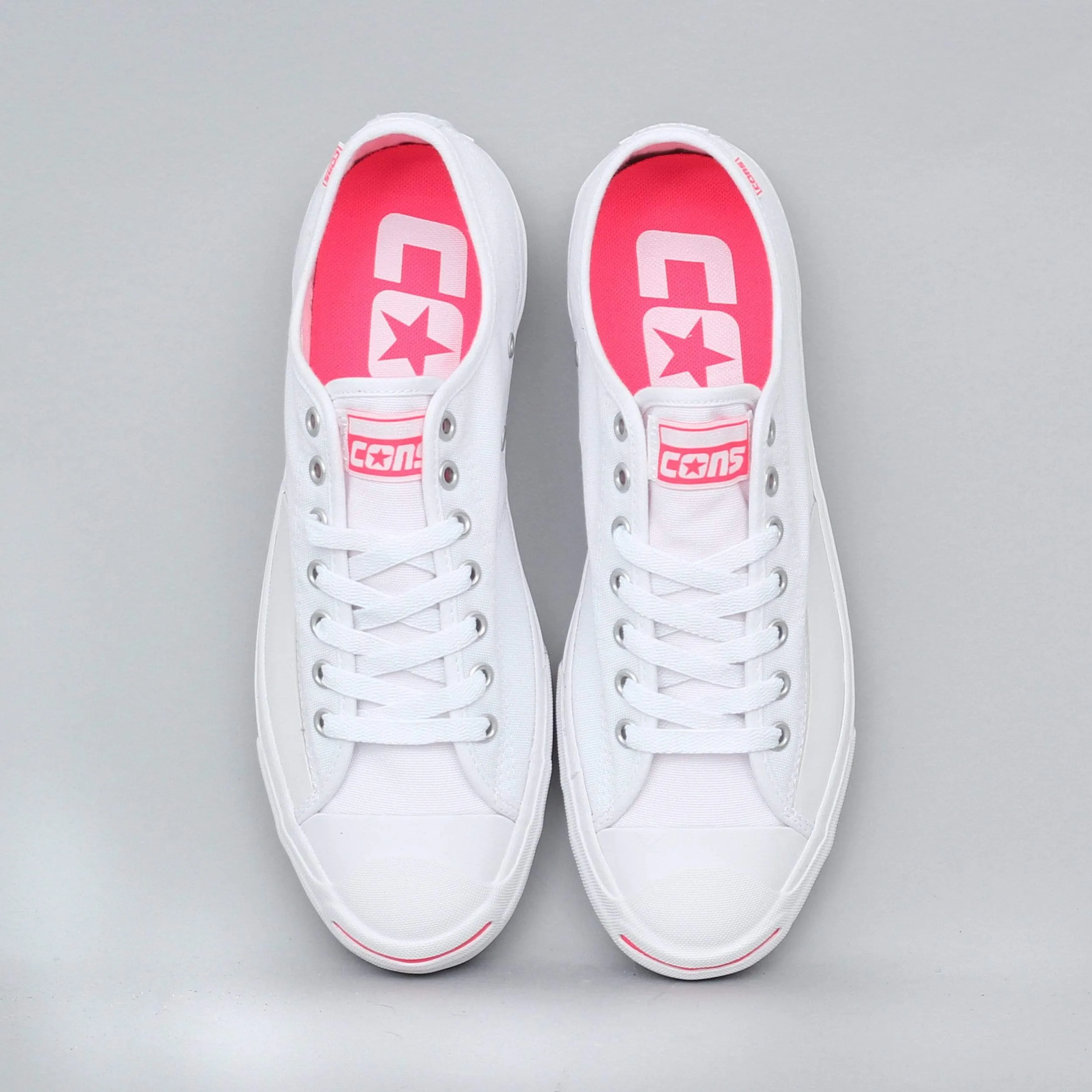 Asics New Running Shoes Converse Jack Purcell Pro OP OX Shoes White / Racer Pink / White