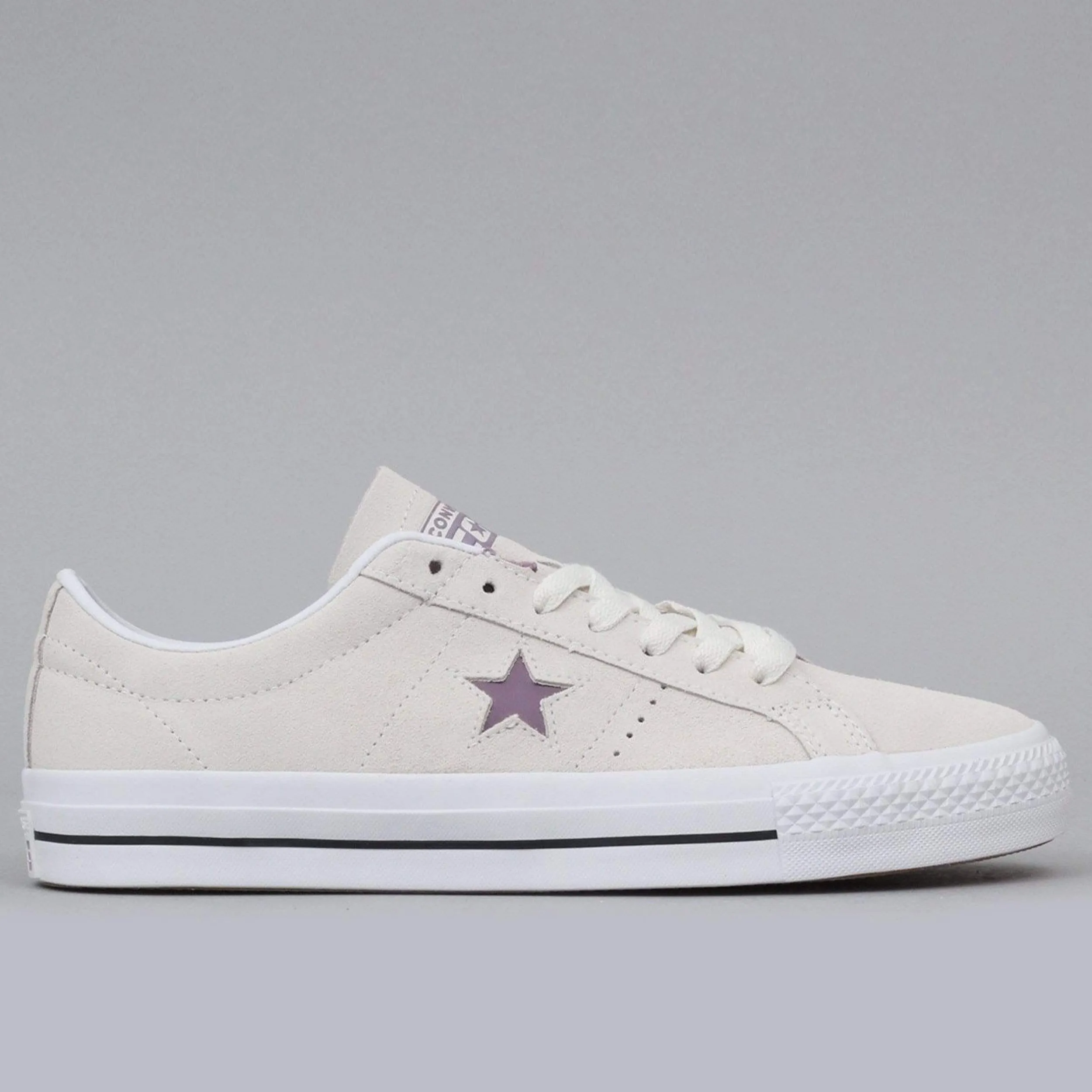 Converse One Star Pro OX Shoes Egret / Violet Dust / White Fastest Asics Shoes