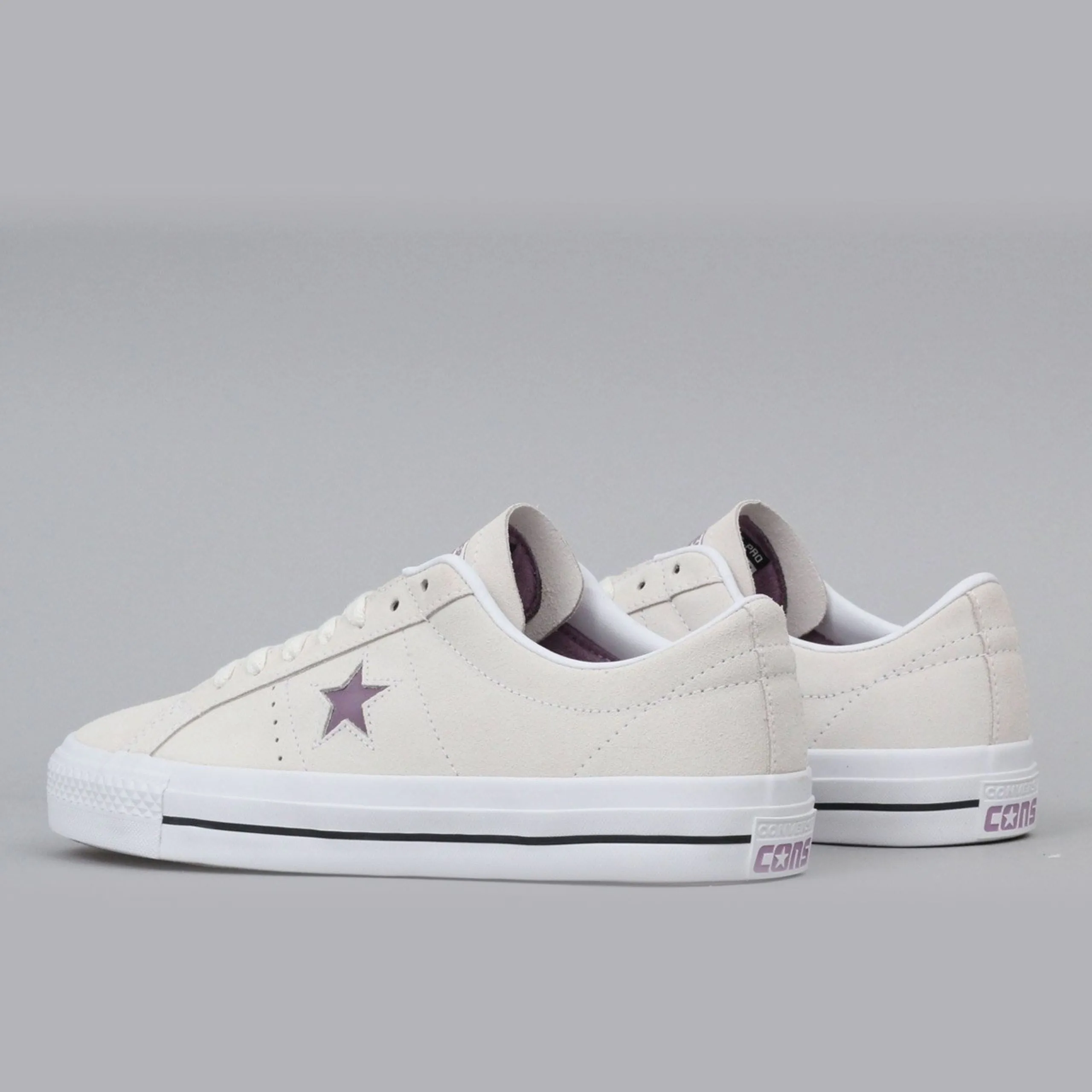 Asics Gel Ace Pro Golf Shoes Converse One Star Pro OX Shoes Egret / Violet Dust / White