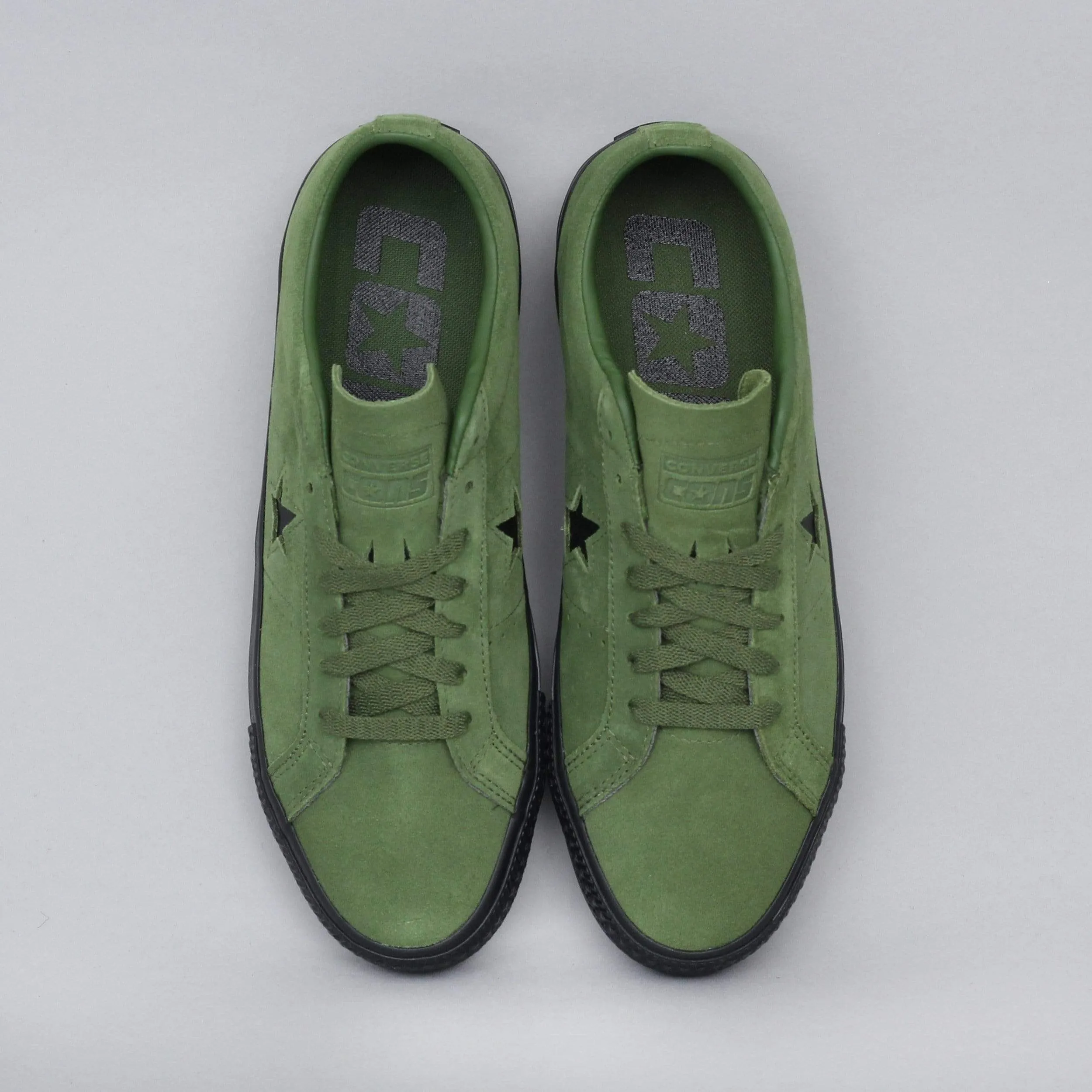 Asics Split Second 9 Wrestling Shoes Converse One Star Pro OX Suede Shoes Cypress Green / Black / Black