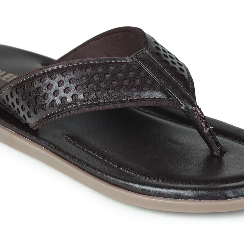 Coolers By Liberty COLE-1E Casual Brown Slippers & Flip-Flop For Men Tamarac Slippers