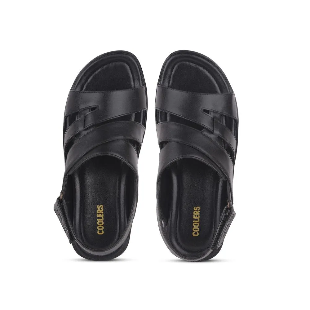 Akira Sandals Coolers By Liberty COOL99-90 Mens Black Formal Sandal