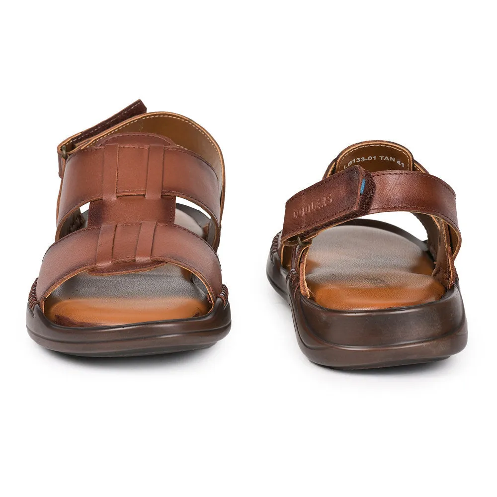 Criss Cross Sandals Coolers By Liberty LB133-01 Formal Tan Sandals For Men