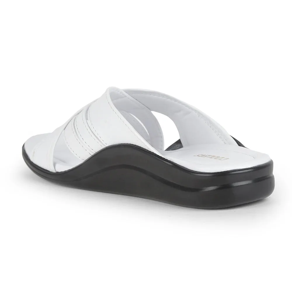 Sheepskin Slippers With Arch Support Coolers By Liberty Men DON White Casual Slippers