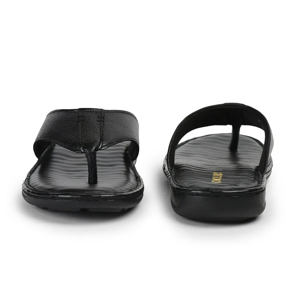 Coolers By Liberty Men HOL-128E Black Casual Slipper My Slippers Moccasins