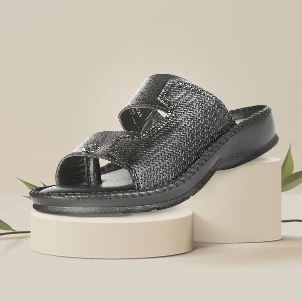 Coolers Casual (Black) Slippers For Men AVN-21 By Liberty Mademoiselle Vs Ballet Slippers