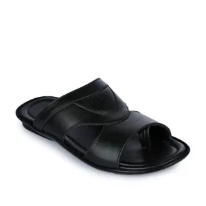 Coolers Casual (Black) Slippers For Men COOL99-105 By Liberty Slppers Fur