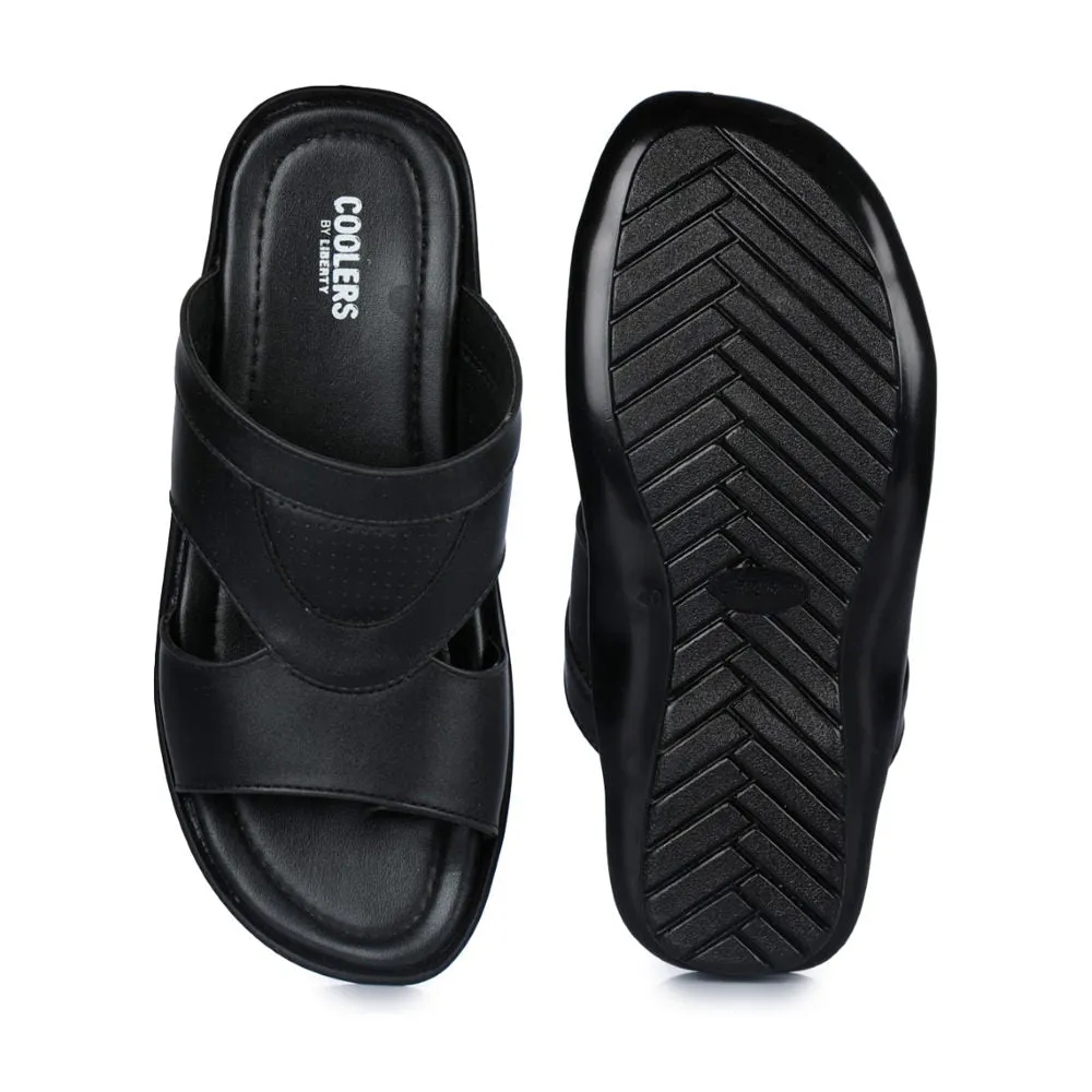 Coolers Casual (Black) Slippers For Men COOL99-105 By Liberty Slippers Crochet Pattern