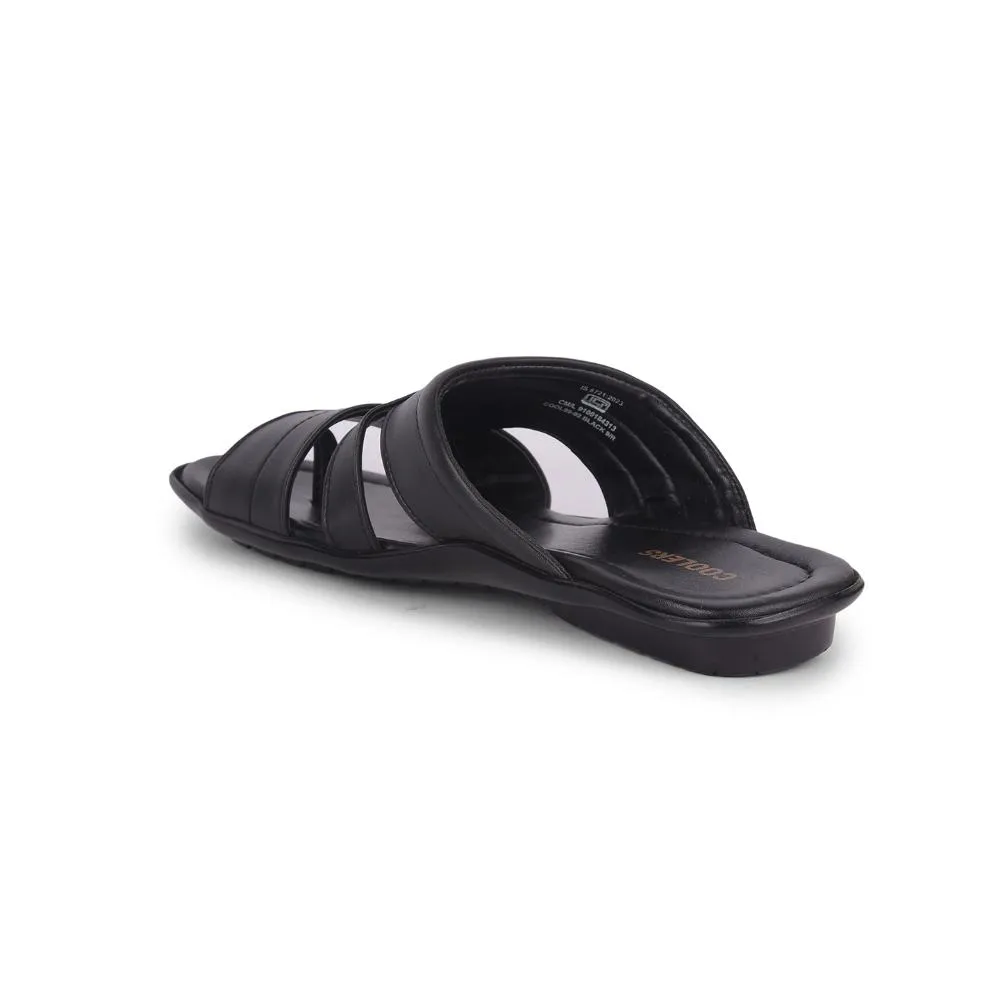 Slippers Ph Coolers Casual Black Toe Ring Slippers For Men COOL99-92 By Liberty