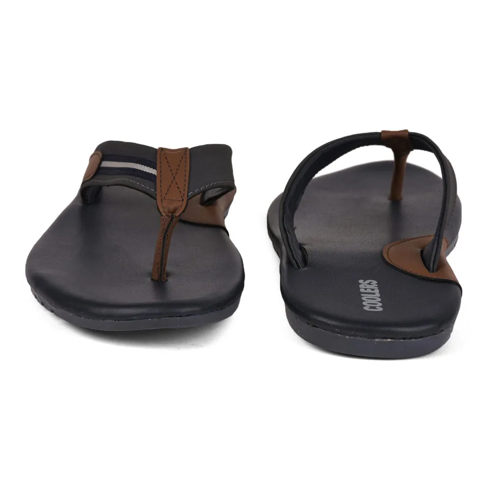 Coolers Casual Navy Blue Flip Flop For Men BRYSON By Liberty Spotty Daily Slides