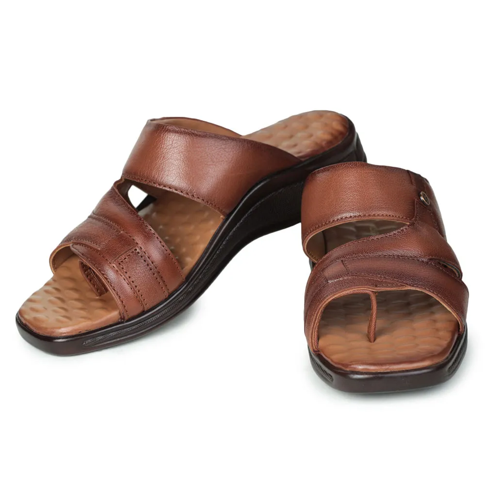 Ripper Slippers Coolers Casual (Tan) Slipper For Men 2050-612 By Liberty