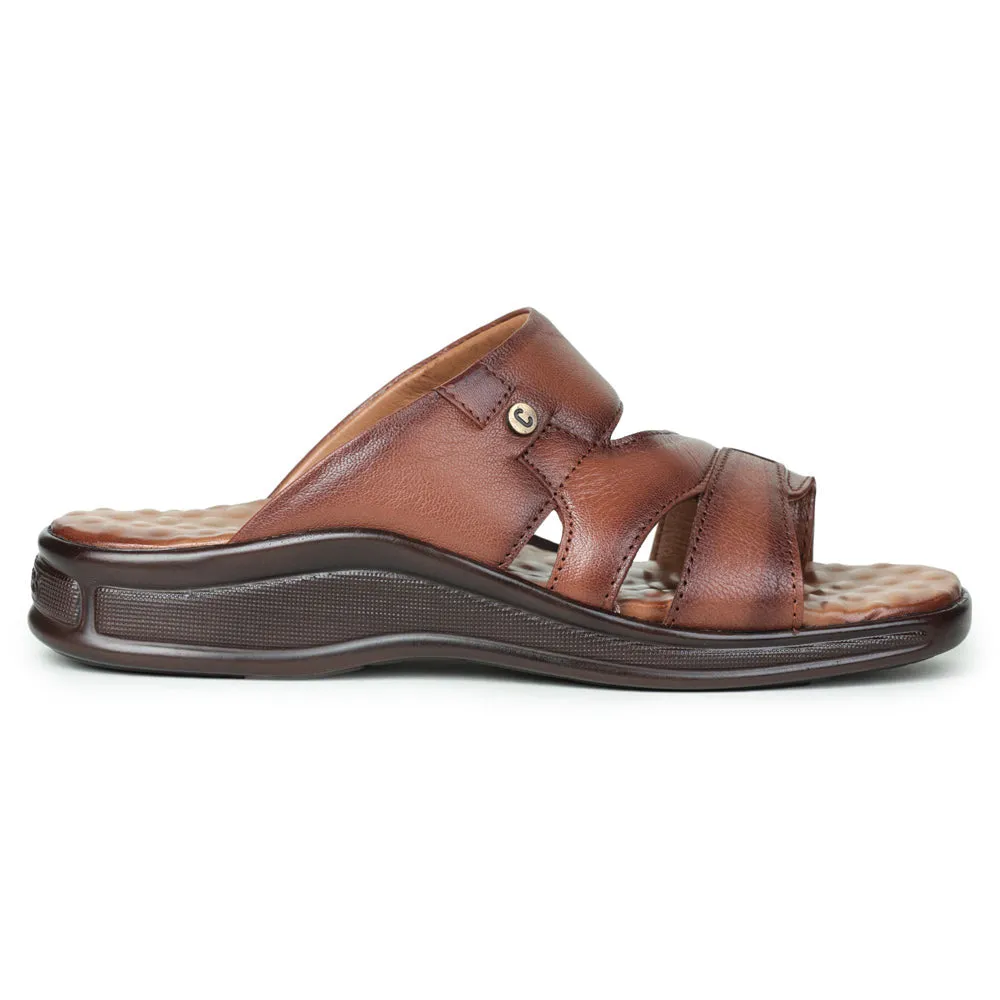 Coolers Casual (Tan) Slipper For Men 2050-612 By Liberty Beam Slippers