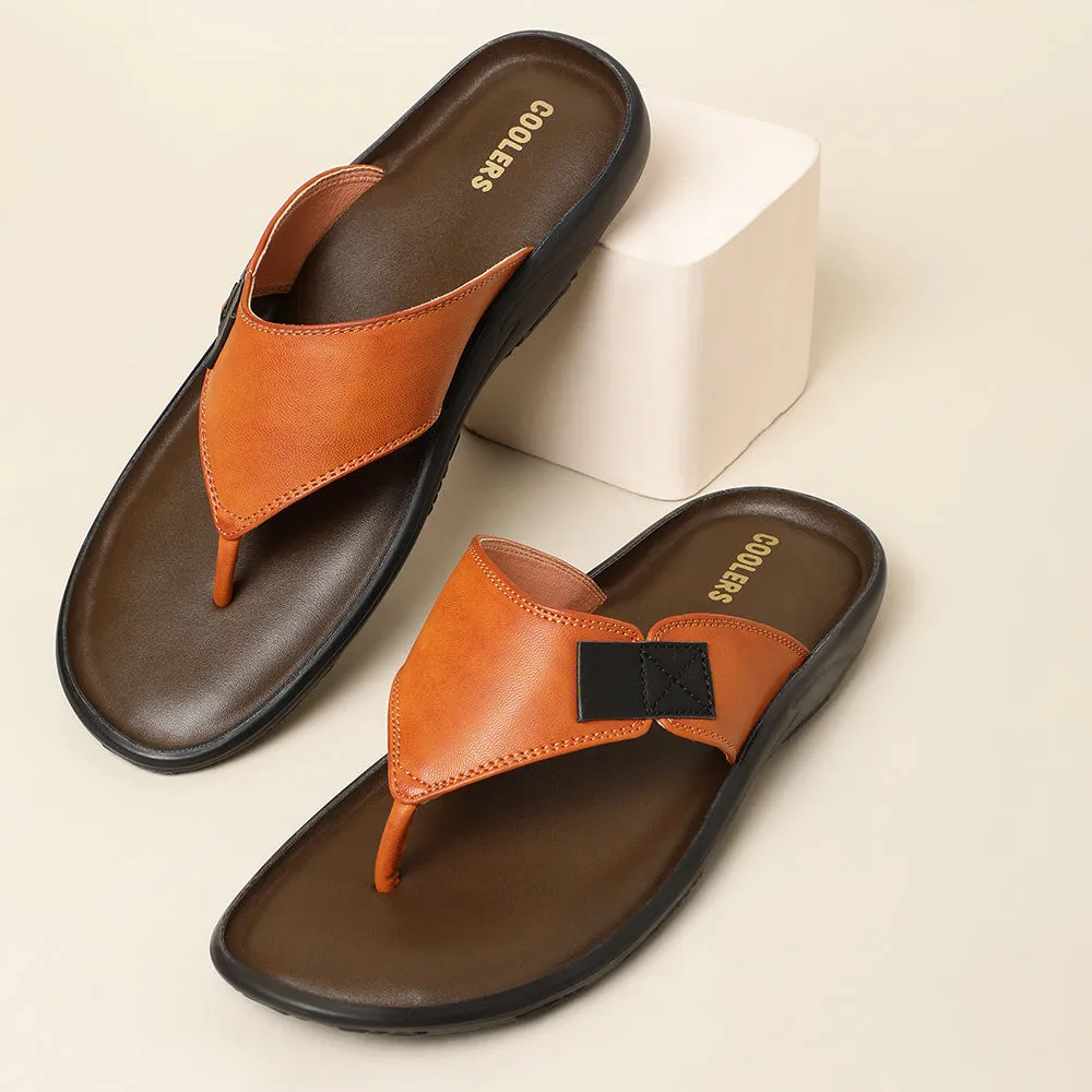 Coolers Casual (Tan) Slipper For Men LFL-03 By Liberty Slippers For Ladies