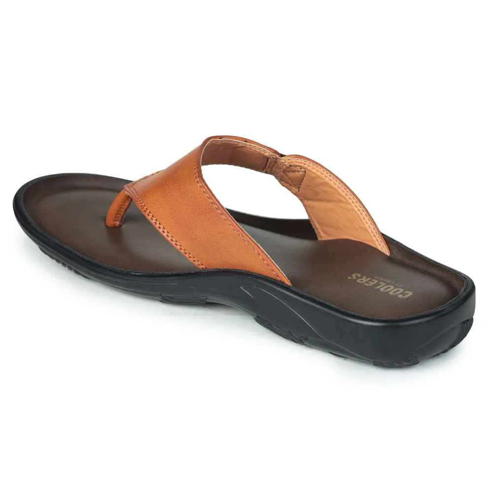 Grass Slides Coolers Casual (Tan) Slipper For Men LFL-03 By Liberty