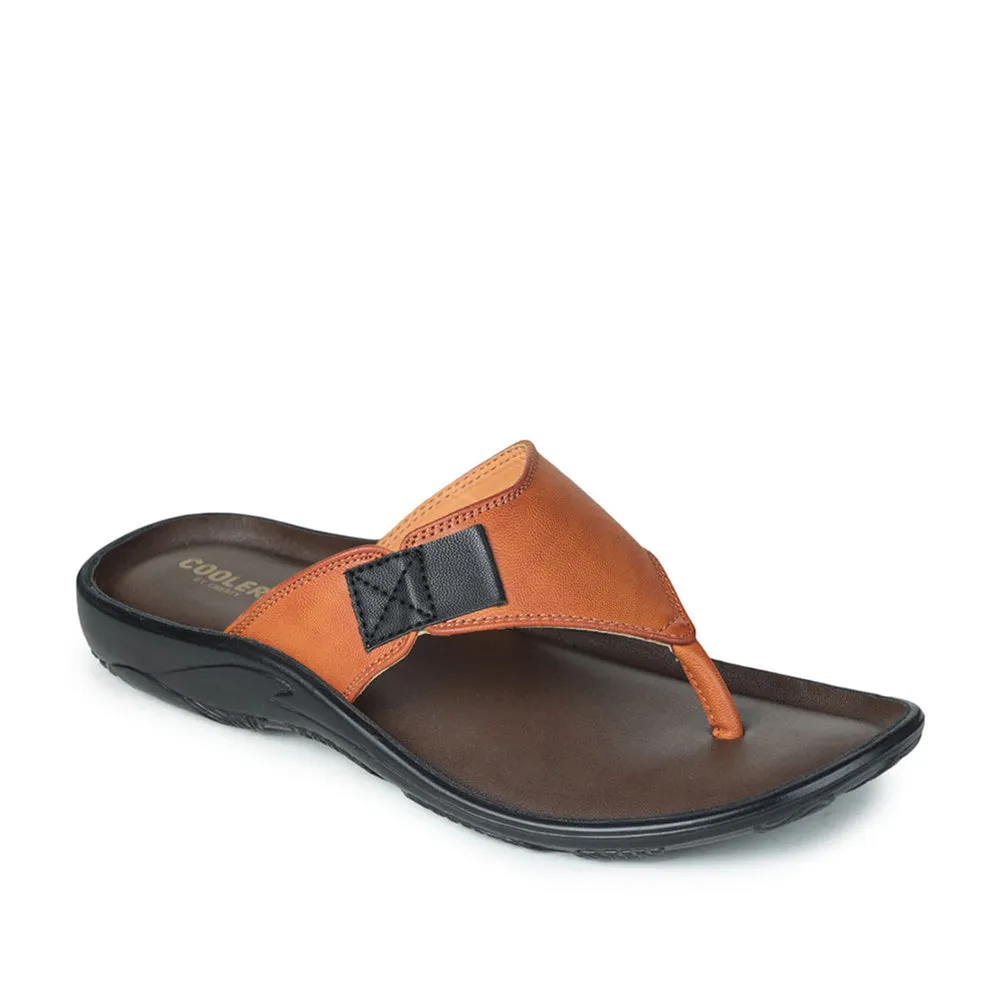 Coolers Casual (Tan) Slipper For Men LFL-03 By Liberty Tiktok Slippers