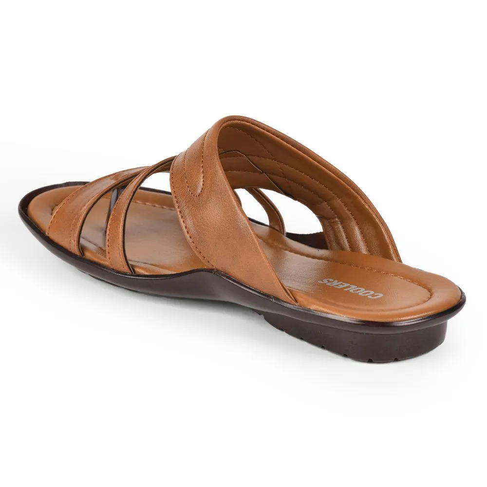 Coolers Casual Tan Slippers For Men COOL99-1 By Liberty Plague Doctor Slippers