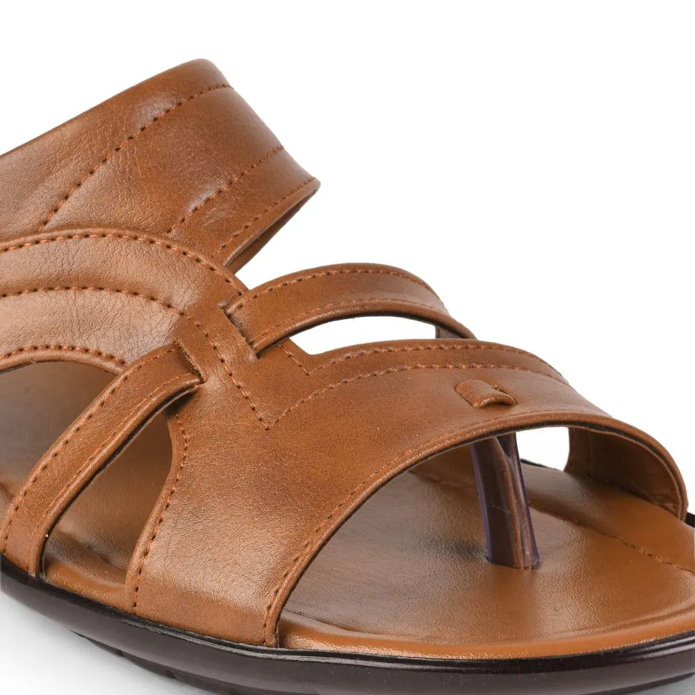 Filipino Slippers Coolers Casual Tan Slippers For Men COOL99-1 By Liberty