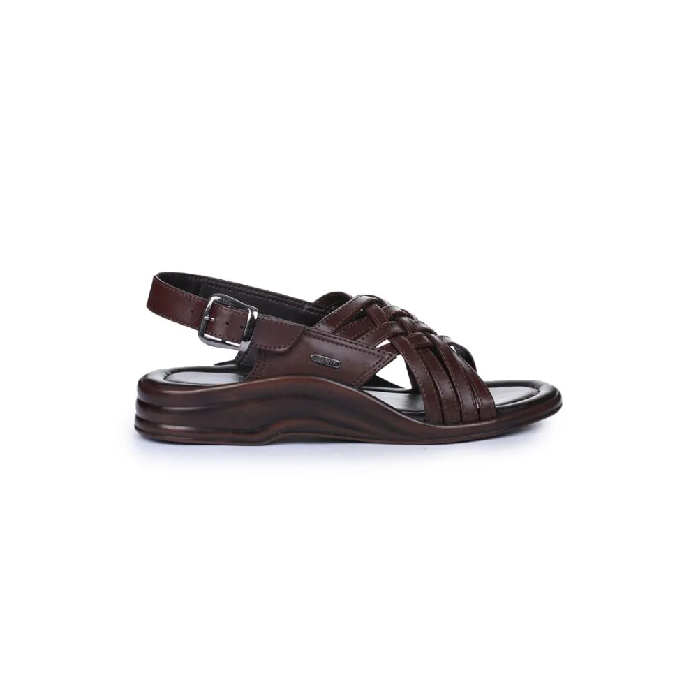 Coolers Formal (Brown) Sandals For Men 7123-84 By Liberty Slides For Guys